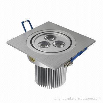 Square LED recessed downlight